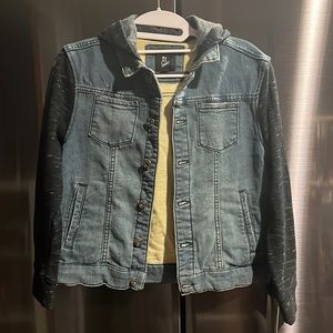 Never worn! Boys Jean Hooded Jacket